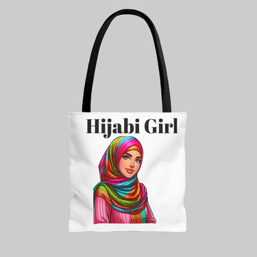 Colorful Hijabi Girl Tote Bag - Stylish and Functional for Every Occasion - Modestly Vogue